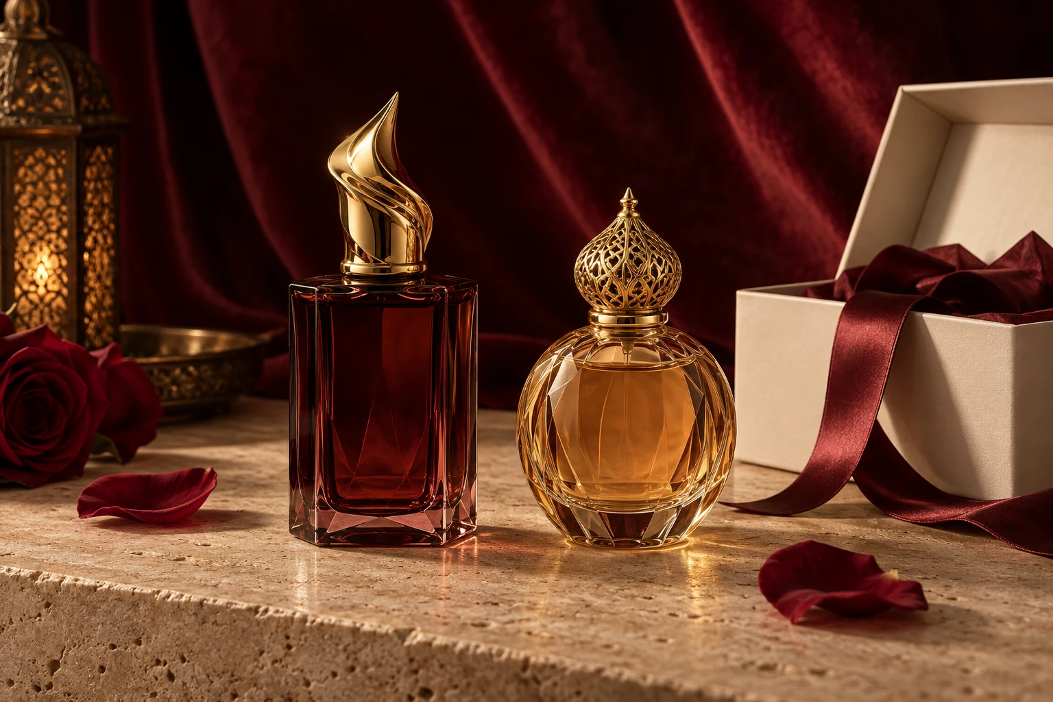 Inspiración de Amor y Amistad con perfumes árabes y un elegante estuche de regalo